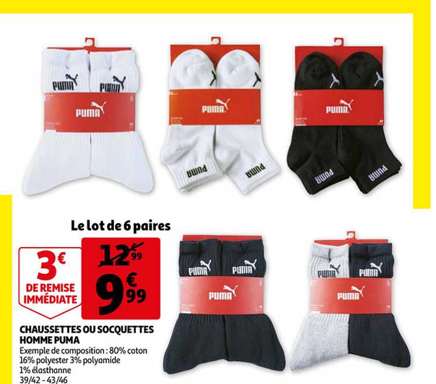 Chaussettes Ou Socquettes Homme Puma