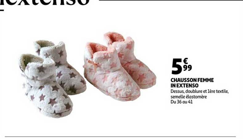 chausson femme in extenso