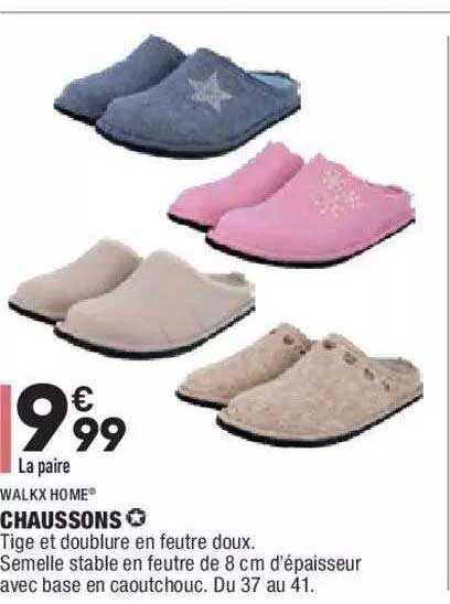 Chaussons Walkx Home