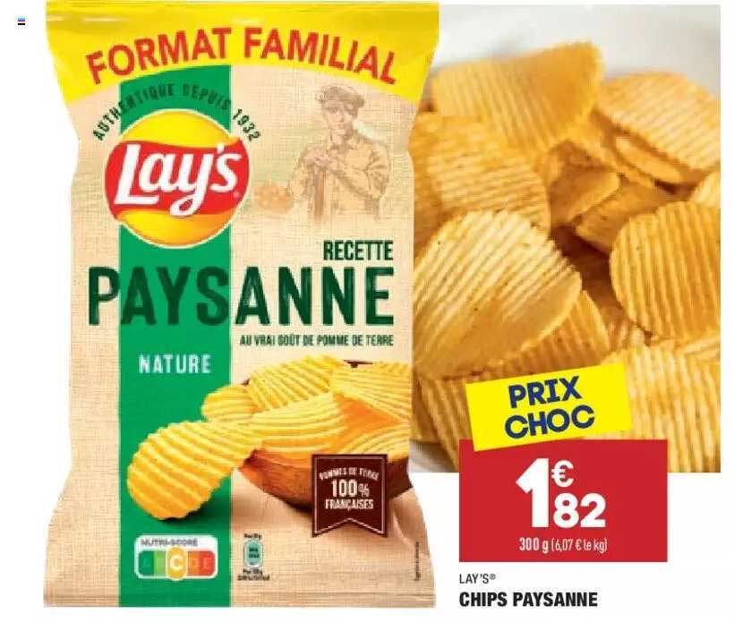 Chips Paysanne Lay's
