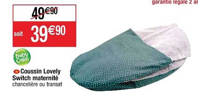 coussin lovely switch maternité