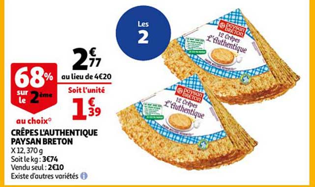 Crêpes L'authentique Paysan Breton