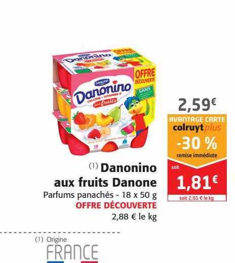 Danonino Aux Fruits Danone