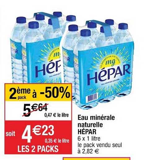 Eau Minérale Naturelle Hépar
