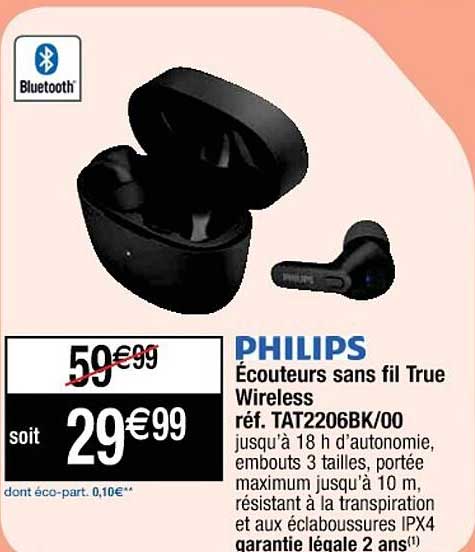 écouteurs Sans Fil True Wireless Philips