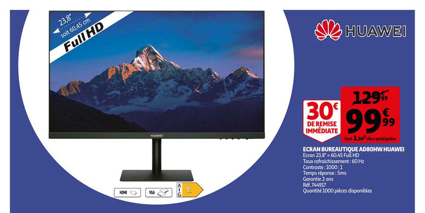 ecran bureautique ad80hw huawei