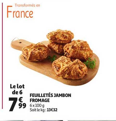 Feuilletés Jambon Fromage