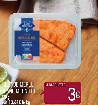 Filet De Merlu Blanc Meunière