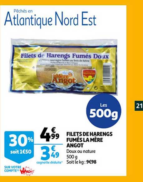 filets de harengs fumés la mère angot