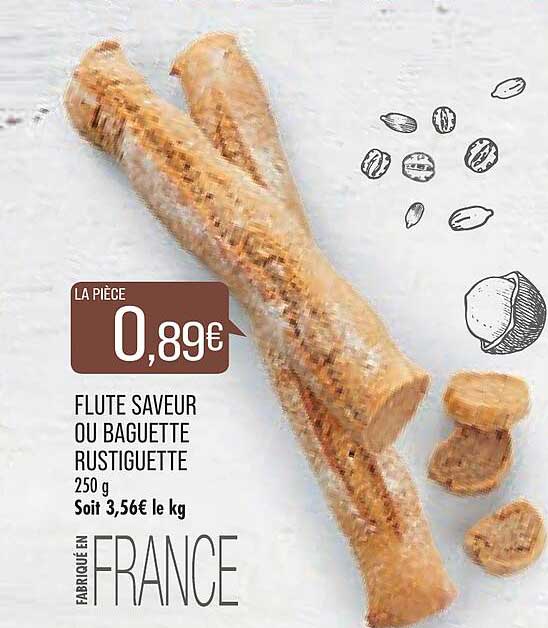 Flute Saveur Ou Baguette Rustiguette