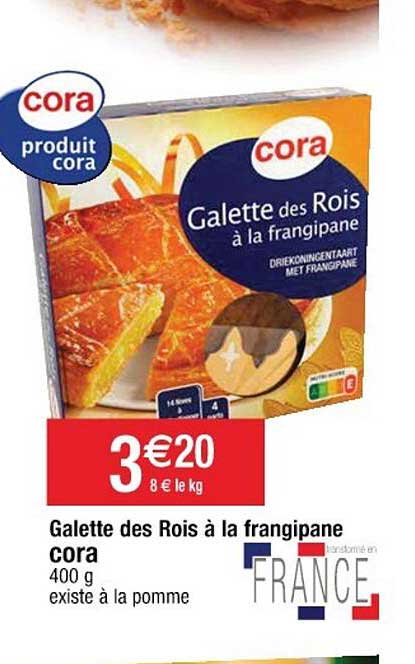 galette des rois à la frangipane cora