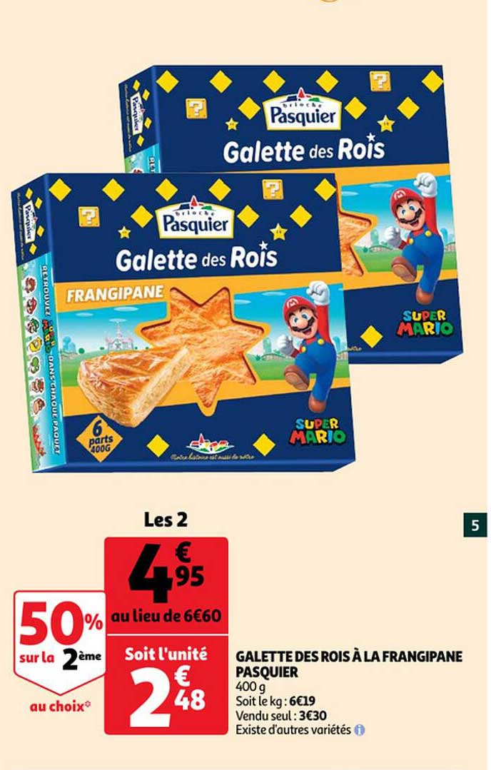 galette des rois à la frangipane pasquier