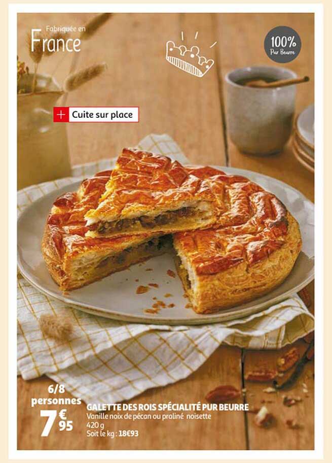 galette des rois spécialité pur beurre