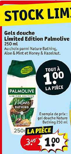 gels douche limited edition palmolive
