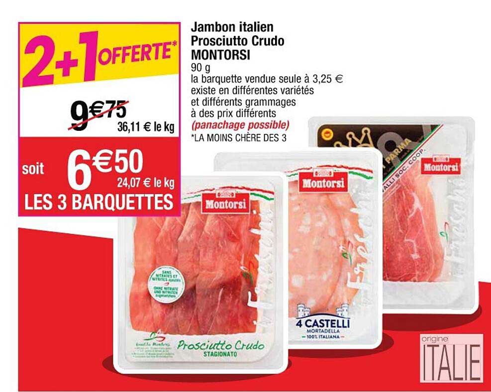 jambon italien prosciutto crudo montorsi