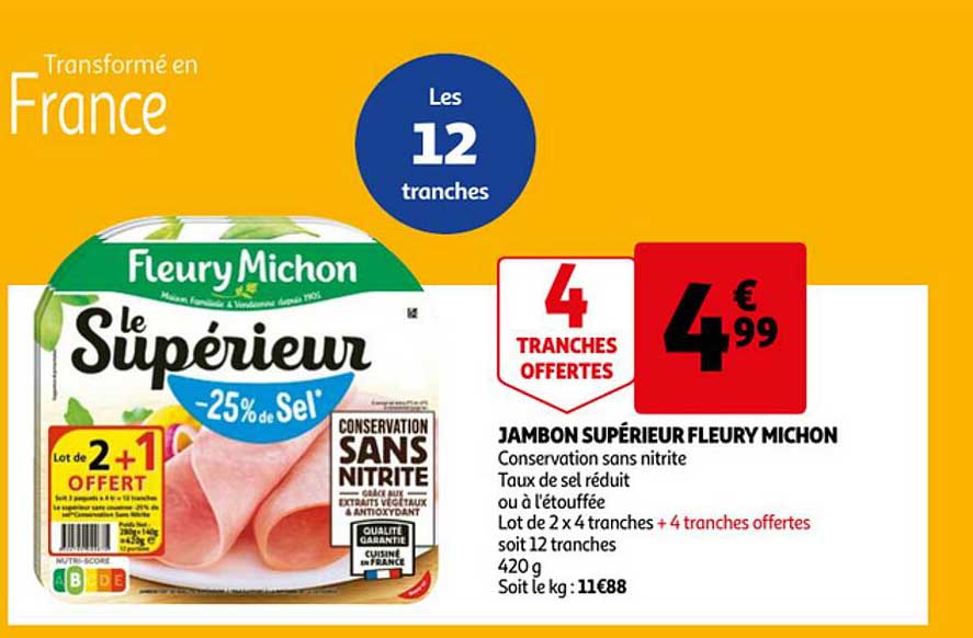 jambon supérieur fleury michon