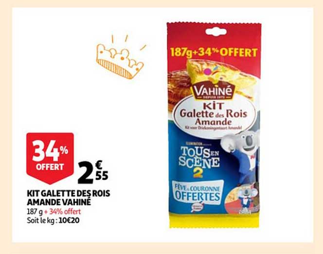 kit galette des rois amande vahiné