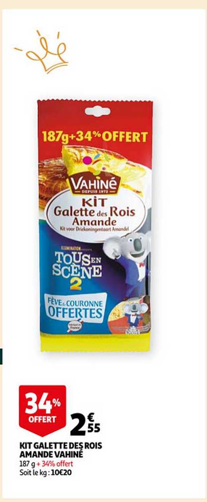 Kit Galette Des Rois Amande Vahiné