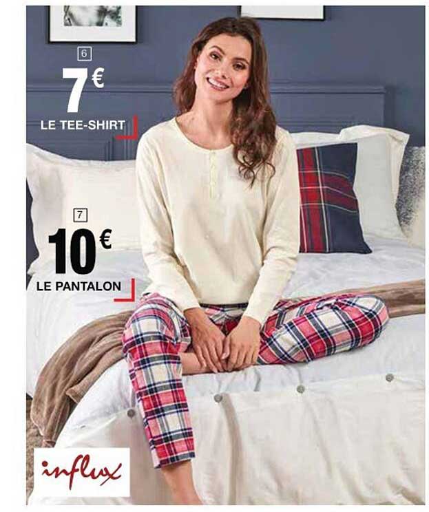 le tee-shirt, le pantalon influx
