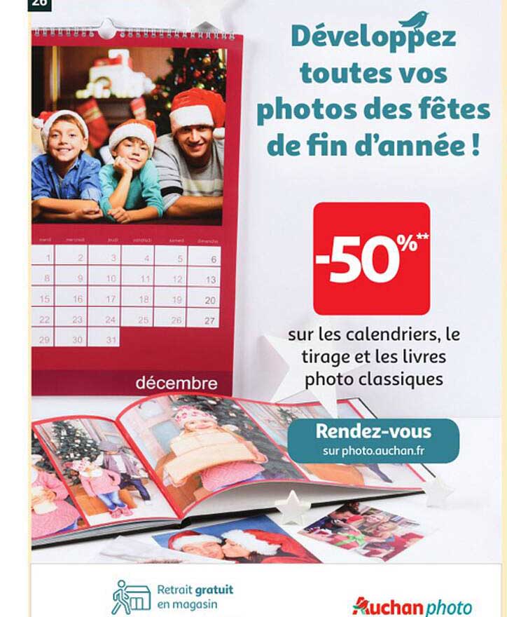 les calendriers, le tirage et les livres photo classiques