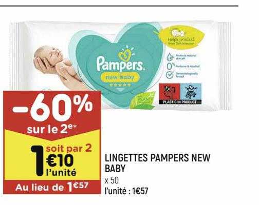 Lingettes Pampers New Baby