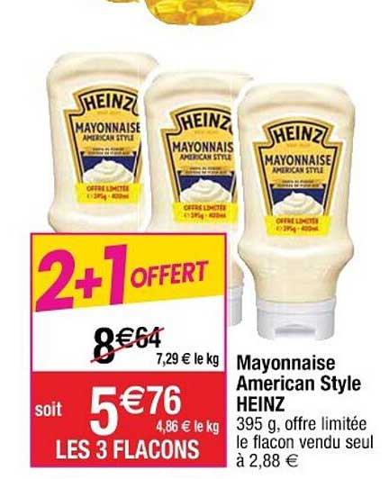 mayonnaise american style heinz
