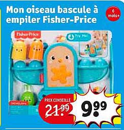 mon oiseau bascule à empiler fisher-price