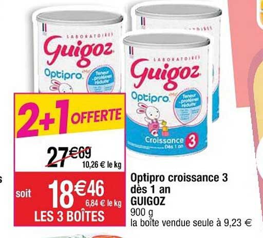 Optipro Croissance 3 Dès 1 An Guigoz