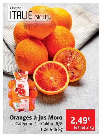 orange à jus moro
