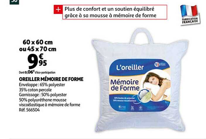 Oreiller Mémoire De Morme