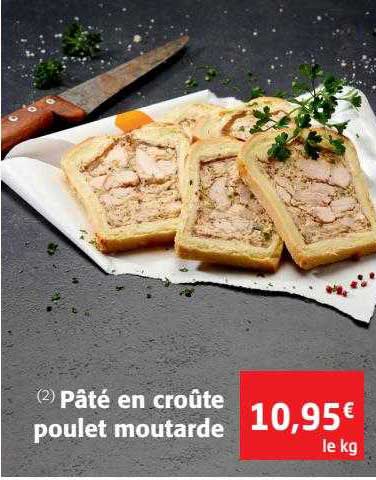 Pâté En Croûte Poulet Moutarde