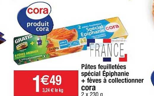 Pâtes Feuilletées Spécial épiphanie + Fèves à Collectionner Cora