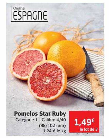 Pomelos Star Ruby
