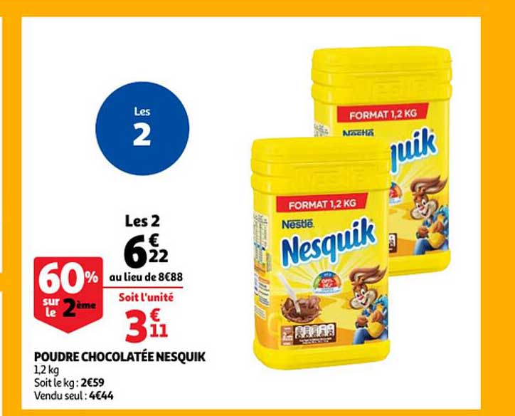 Poudre Chocolatée Nesquik