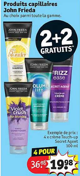 produits capillaires john frieda