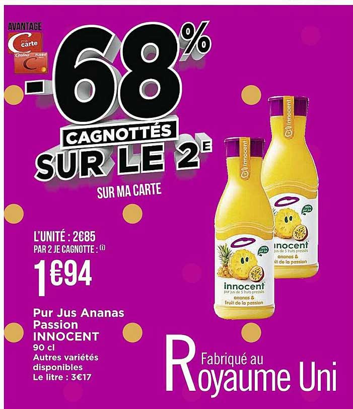 Pur Jus Ananas Passion Innocent