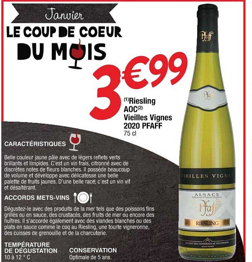 riesling aoc vieilles vignes 2020 pfaff