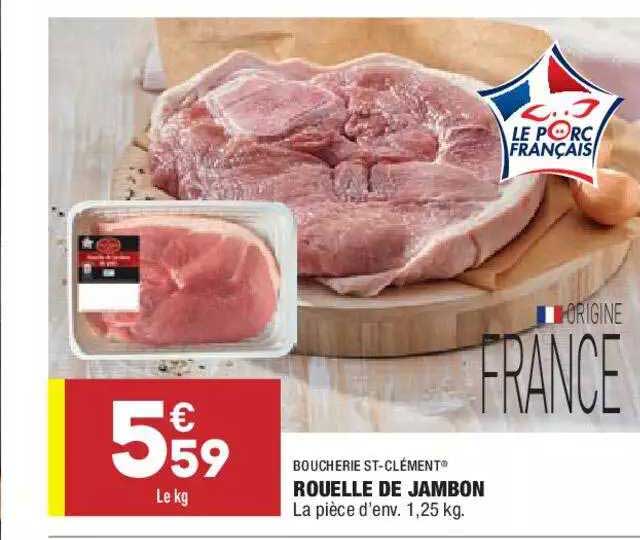 Rouelle De Jambon Boucherie St-clément