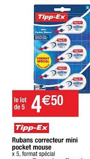 rubans correcteur mini pocket mouse