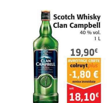 scotch whisky clan campbell