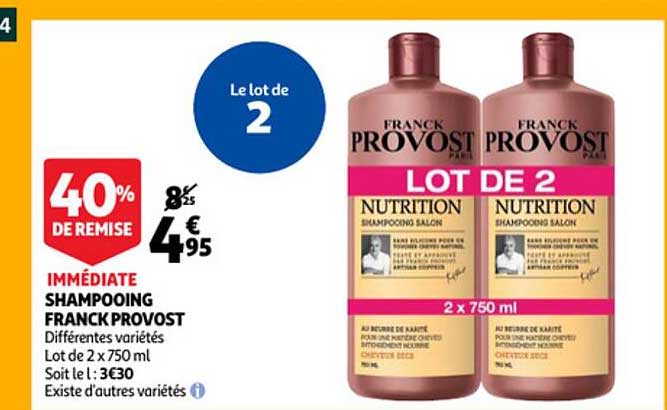 shampooing franck provost