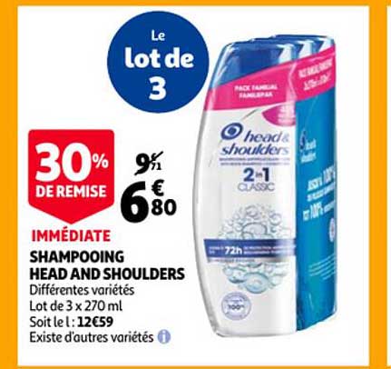 shampooing head and shoulders