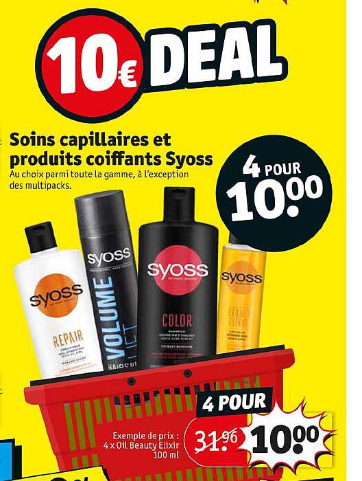 soins capillaires et produits coiffants syoss