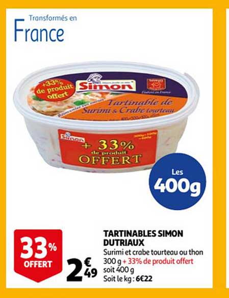 tartinables simon dutriaux