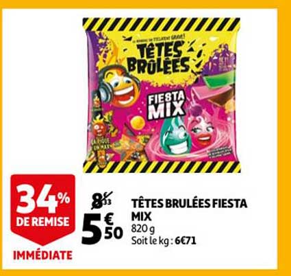 têtes brulées fiesta mix
