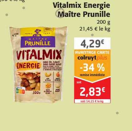 vitalmix energie maître prunille