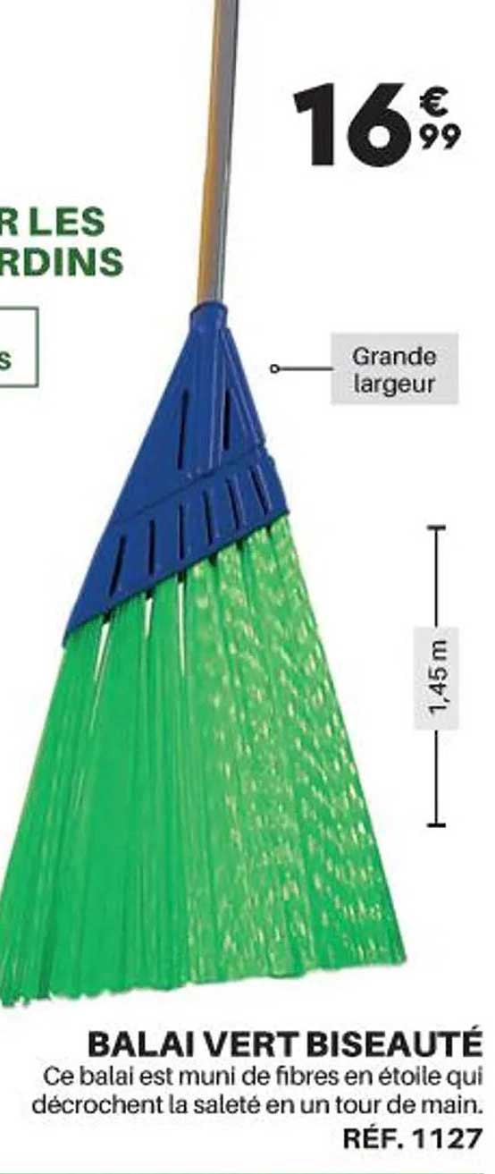 Balai Vert Biseauté