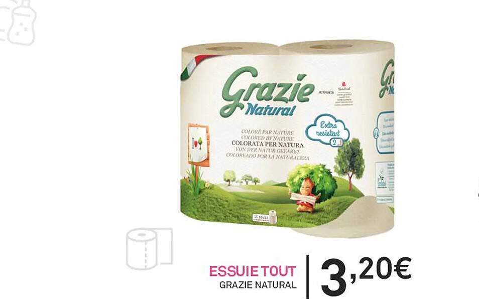 essuie tout grazie natural
