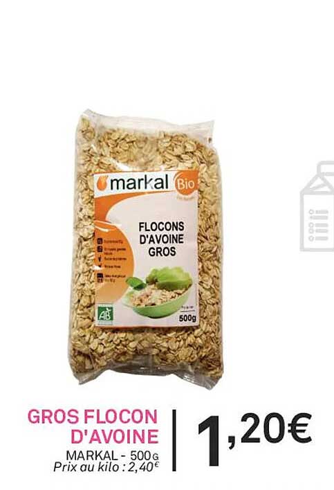 gros flocon d'avoine markal