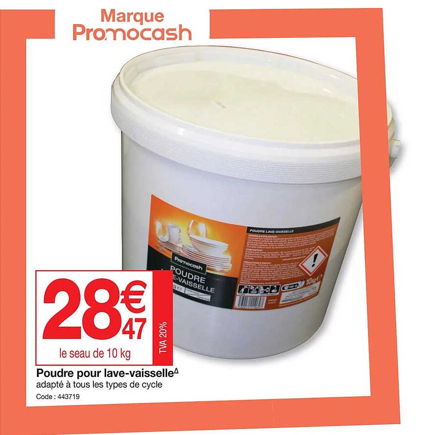 poudre pour lave-vaisselle